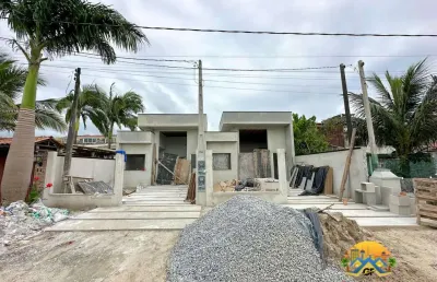 R$620mil - casa nova marisol/pontal do paraná- 3 quartos/2 banheiros - piscina - 100 metros do mar