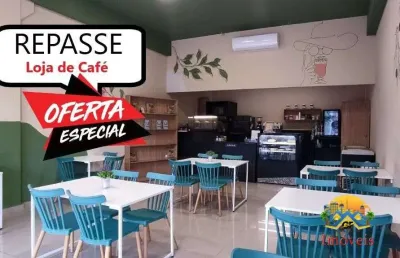 ﻿r$125mil - oportunidade ...repasse de loja de café e lanches em funcionamento, é só dar continuidade.