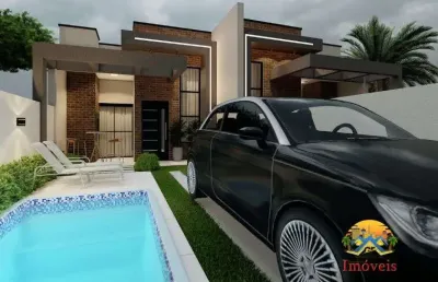 Casa 3 quartos de ótimo padrão à venda no bom retiro em matinhos/pr