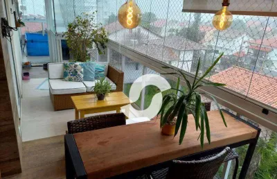 Apartamento com 3 dormitórios à venda, 123 m² por r$ 1.200.000,00 - piratininga - niterói/rj