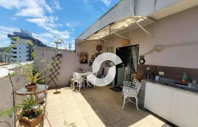 Cobertura com 3 dormitórios à venda, 152 m² por r$ 950.000,00 - icaraí - niterói/rj