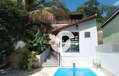 : excelente casa, localizada em rua sem saída em um bairro bucólico, rodeado de natureza e tranquilidade, com uma vista deslumbrante.