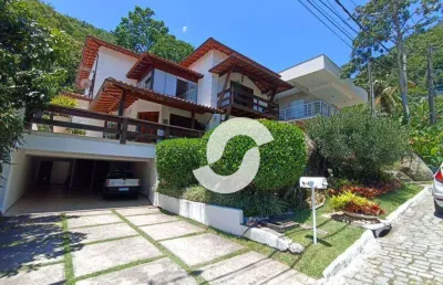 Casa em condomínio fechado com 4 quartos à venda na estrada de itacoatiara, 978, itacoatiara, niterói, 350 m2 por r$ 2.300.000