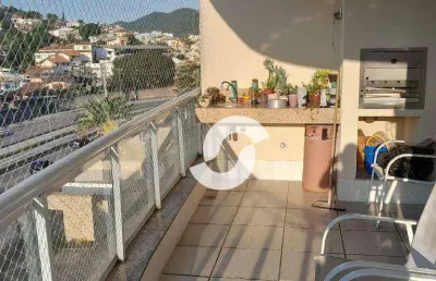Apartamento com 3 dormitórios à venda, 115 m² por r$ 650.000,00 - itaipu - niterói/rj