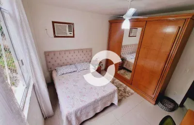 Apartamento com 2 dormitórios, com elevador à venda, 74 m² por r$ 400.000 - santa rosa - niterói/rj