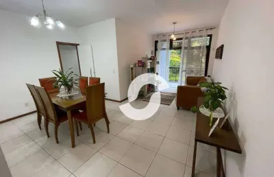 Apartamento com 3 dormitórios à venda, 115 m² por r$ 740.000,00 - santa rosa - niterói/rj
