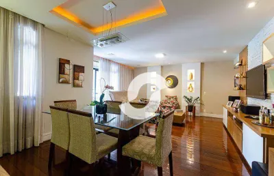 Apartamento com 3 dormitórios à venda, 121 m² por r$ 850.000,00 - santa rosa - niterói/rj