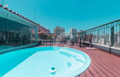 Cobertura com 5 dormitórios à venda, 220 m² por r$ 1.490.000,00 - pe pequeno - niterói/rj