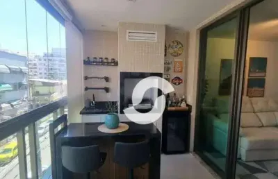 Apartamento com 2 dormitórios à venda, 90 m² por r$ 830.000,00 - charitas - niterói/rj