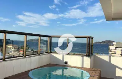 Cobertura à venda, 119 m² por r$ 2.000.000,00 - piratininga - niterói/rj