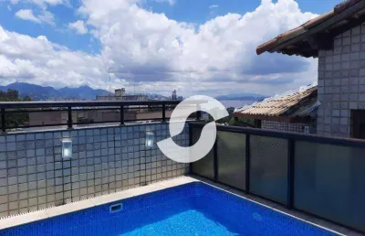 Cobertura à venda, 238 m² por r$ 1.180.000,00 - são domingos - niterói/rj