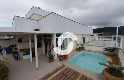 Cobertura à venda, 130 m² por r$ 880.000,00 - itaipu - niterói/rj
