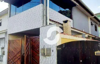 Casa com 2 dormitórios à venda, 284 m² por r$ 280.000,00 - mutuá - são gonçalo/rj