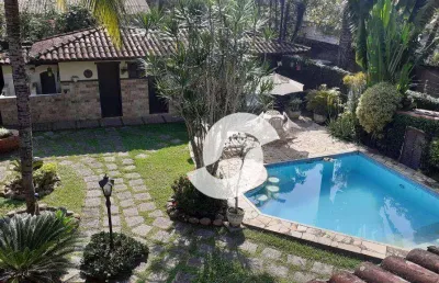 Casa com 3 dormitórios à venda, 230 m² por r$ 1.100.000,00 - serra grande - niterói/rj