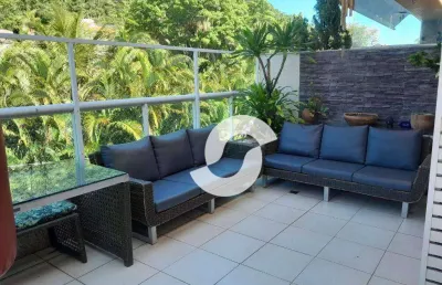 Cobertura com 3 dormitórios à venda, 215 m² por r$ 2.100.000,00 - itacoatiara - niterói/rj