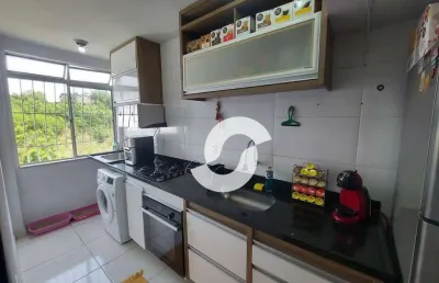 Apartamento com 2 dormitórios à venda, 63 m² por r$ 195.000,00 - colubande - são gonçalo/rj