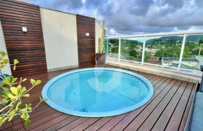 Cobertura à venda, 140 m² por r$ 1.050.000,00 - itaipu - niterói/rj