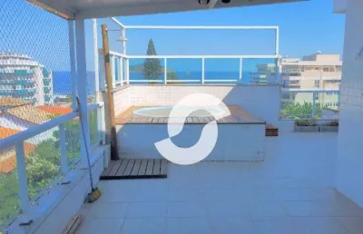 Atenção investidores já alugada! cobertura com 2 dormitórios à venda, 120 m² por r$ 1.250.000 - piratininga - niterói/rj