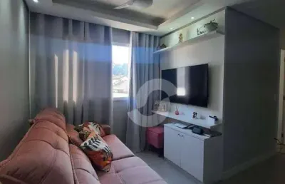 Apartamento com 2 dormitórios à venda, 50 m² por r$ 260.000,00 - neves - são gonçalo/rj
