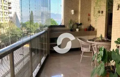 Apartamento com 4 dormitórios à venda, 180 m² por r$ 1.390.000,00 - icaraí - niterói/rj