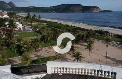Mansão pé na areia à venda, 848 m² por r$ 7.000.000 - camboinhas - niterói/rj