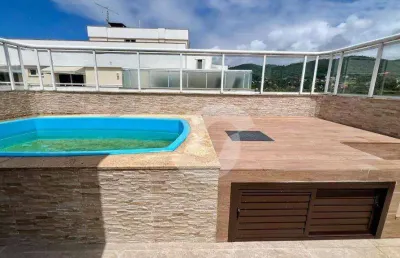Cobertura à venda, 200 m² por r$ 1.100.000,00 - itaipu - niterói/rj