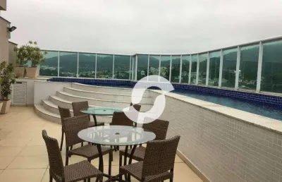 Cobertura com 2 dormitórios à venda, 155 m² por r$ 860.000,00 - maravista - niterói/rj