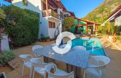 Casa com 4 dormitórios à venda, 300 m² por r$ 3.500.000,00 - itacoatiara - niterói/rj