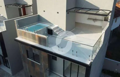 Casa com 3 dormitórios à venda, 173 m² por r$ 1.100.000,00 - peixoto - niterói/rj