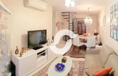 Cobertura com 3 dormitórios à venda, 152 m² por r$ 900.000,00 - ingá - niterói/rj