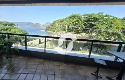 Apartamento com 4 dormitórios à venda, 270 m² - boa viagem - niterói/rj