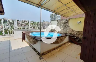 Cobertura com 3 dormitórios à venda, 220 m² por r$ 1.100.000,00 - icaraí - niterói/rj
