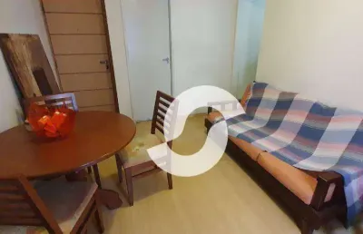 Apartamento com 2 dormitórios à venda, 55 m² por r$ 230.000,00 - santa rosa - niterói/rj