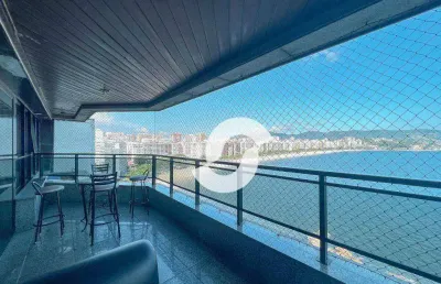 Cobertura à venda, 425 m² por r$ 4.900.000,00 - icaraí - niterói/rj