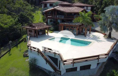 Casa com 4 dormitórios à venda, 559 m² por r$ 4.900.000,00 - itaipu - niterói/rj