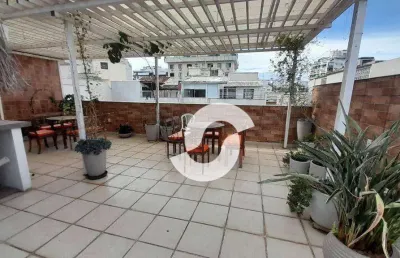 Cobertura com 2 dormitórios à venda, 177 m² por r$ 1.250.000,00 - icaraí - niterói/rj