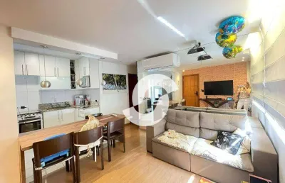 Apartamento com 2 dormitórios à venda, 69 m² por r$ 550.000,00 - ingá - niterói/rj