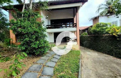 Casa à venda em largo da batalha 3 quartos 2 salas 4 vagas  centro de terreno,  niterói