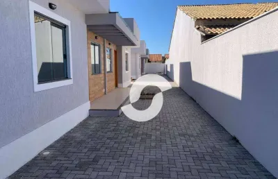 Casa com 2 dormitórios à venda, 72 m² por r$ 320.000,00 - jardim atlântico central (itaipuaçu) - maricá/rj
