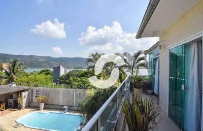 Casa com 3 dormitórios vista linda venda, 300 m² por r$ 1.350.000 - piratininga - niterói/rj
