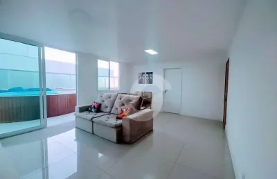 Cobertura com 3 dormitórios à venda, 215 m² por r$ 2.380.000,00 - jardim icaraí - niterói/rj