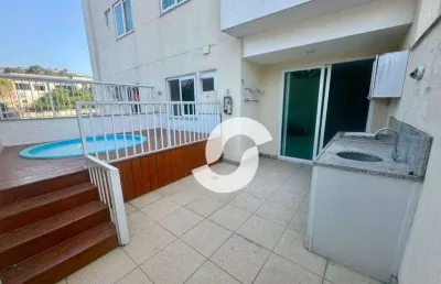 Apartamento garden à venda, 110 m² por r$ 600.000,00 - pendotiba - niterói/rj