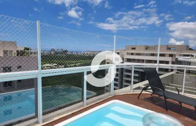 Cobertura com 2 dormitórios à venda, 156 m² por r$ 1.300.000,00 - barra da tijuca - rio de janeiro/rj