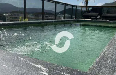 Cobertura com 3 dormitórios à venda, 280 m² por r$ 2.500.000,00 - itaipu - niterói/rj