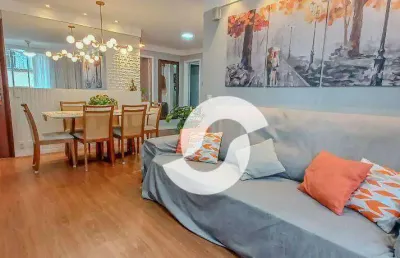 Apartamento com 3 dormitórios à venda, 90 m² por r$ 750.000,00 - ingá - niterói/rj