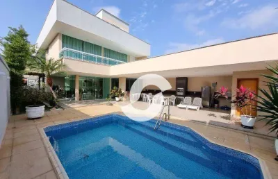Casa com 5 dormitórios à venda, 380 m² por r$ 2.450.000,00 - itapeba - maricá/rj