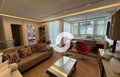 Cobertura com 3 dormitórios à venda, 180 m² por r$ 1.450.000,00 - são francisco - niterói/rj