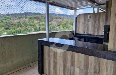Cobertura com 2 dormitórios à venda, 111 m² por r$ 510.000,00 - maria paula - niterói/rj