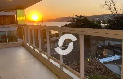 Apartamento com 2 dormitórios à venda, 90 m² por r$ 1.060.000,00 - charitas - niterói/rj