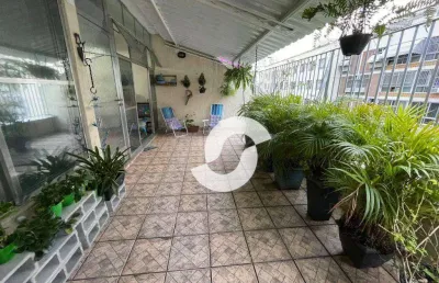 Cobertura com 3 dormitórios, 130 m² - venda por r$ 1.500.000,00 ou aluguel por r$ 6.438,43/mês - icaraí - niterói/rj